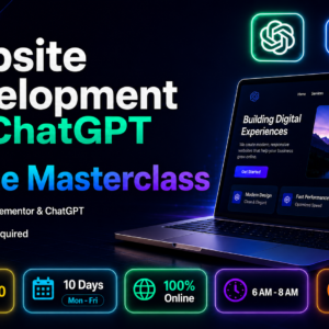 Chatgpt web development online masterclass